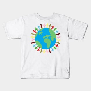 Earth graphic design Kids T-Shirt